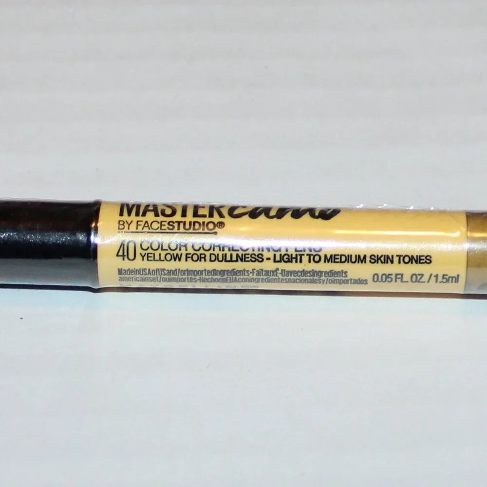 New Maybelline Master Camo Color Correcting Pen Face Studio 40 Yellow Concealer